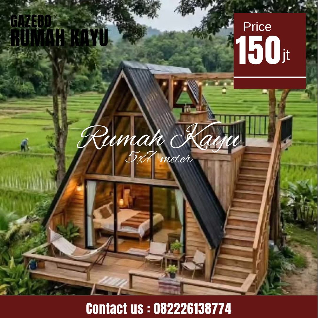 Abu Abu Inspirasi Desain Moderen Furniture Instagram Post (20) Rumah Segitiga Glamping Minimalis Desain Terbaru - Image 1