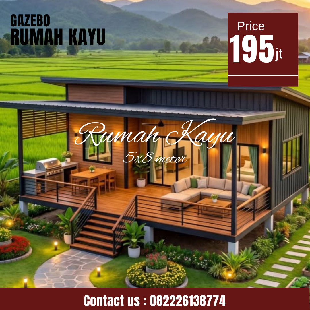 Abu Abu Inspirasi Desain Moderen Furniture Instagram Post (48) Rumah Kayu Panggung Minimalis Desain Modern Tahan Lama - Image 1