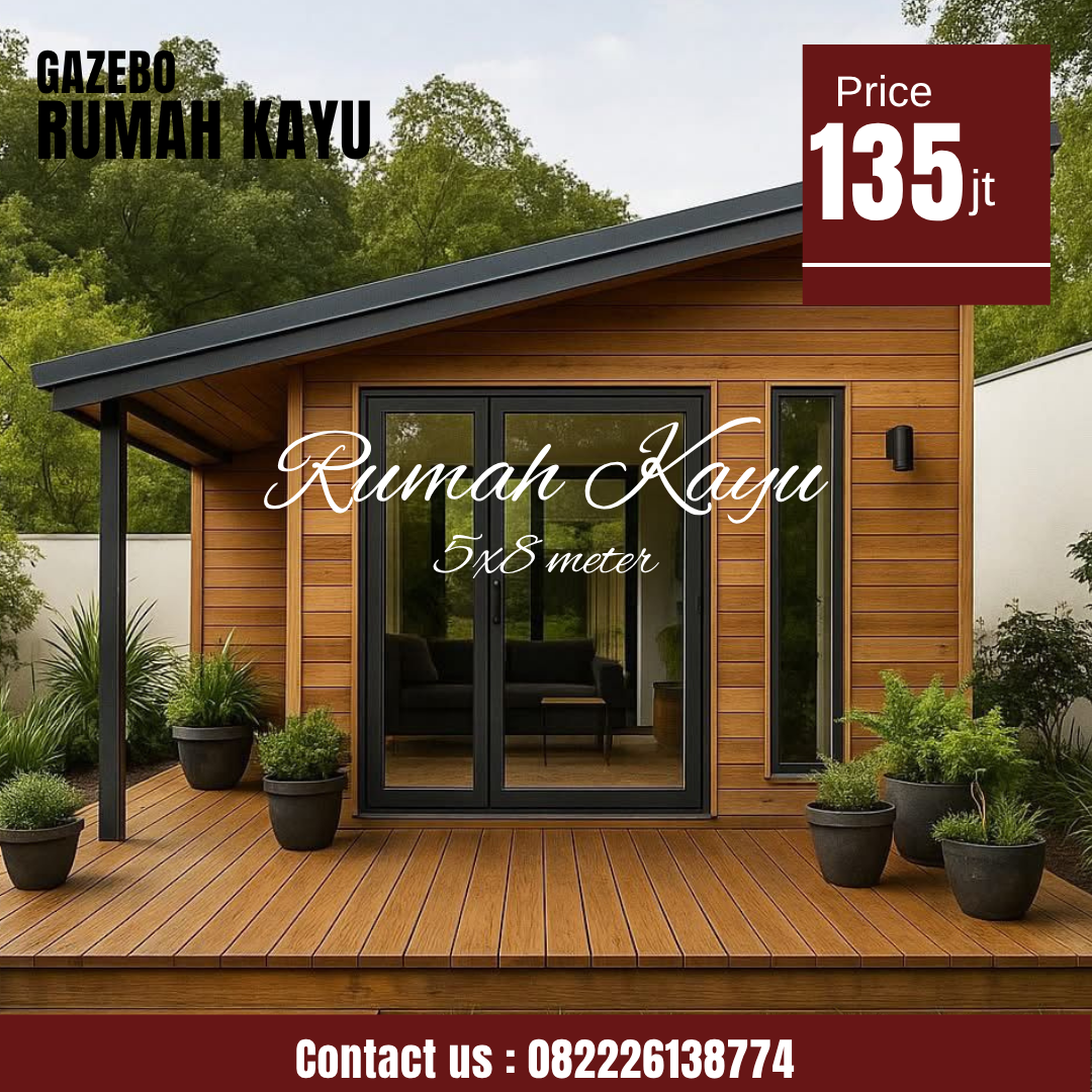 Abu Abu Inspirasi Desain Moderen Furniture Instagram Post (57) Jual Rumah Kayu Cabin Minimalis Harga Terjangkau - Image 1