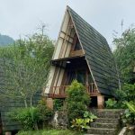 Rumah Segitiga Kayu Jati Cocok untuk Villa, Resort & Glamping