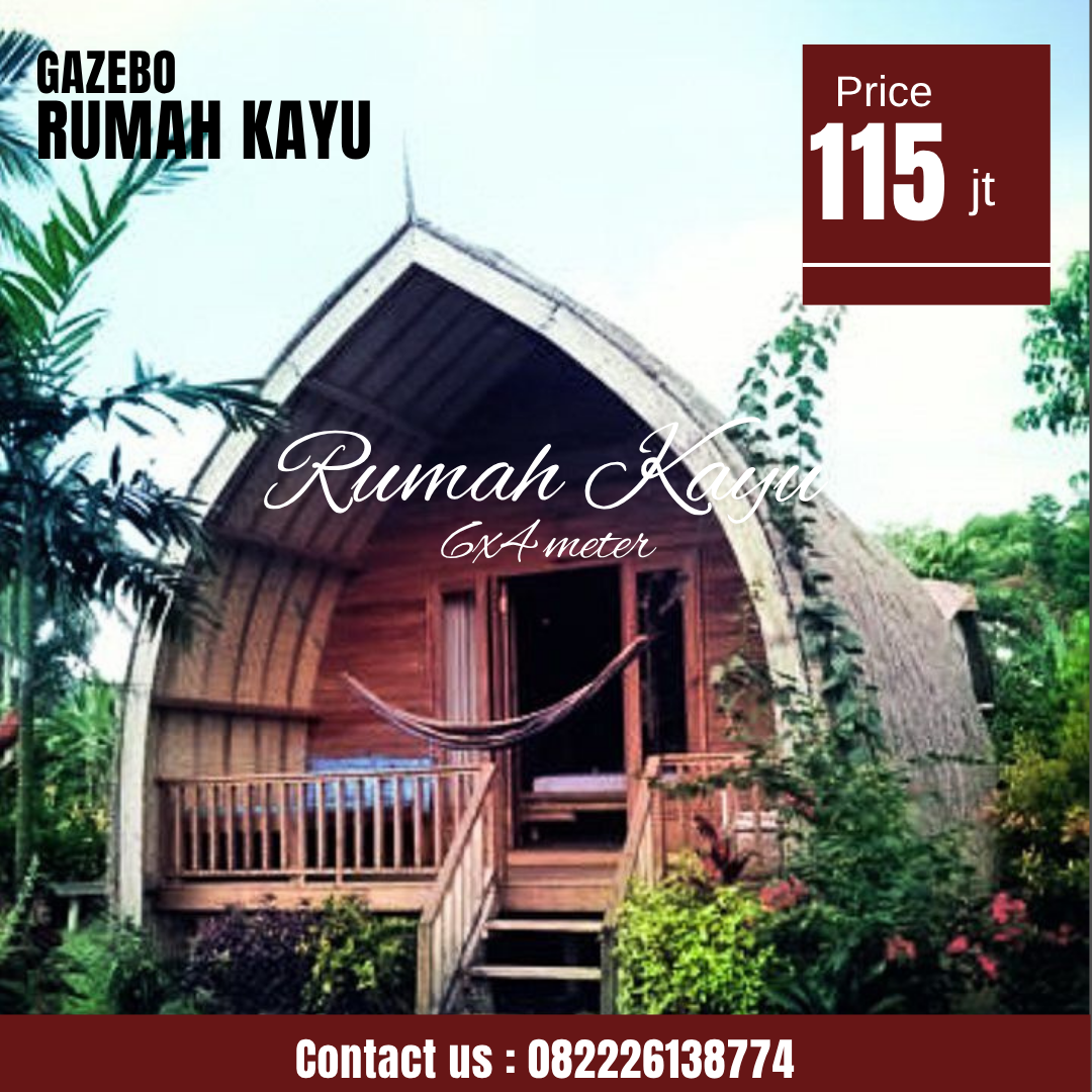 Abu Abu Inspirasi Desain Moderen Furniture Instagram Post (73) Rumah Lumbung Kayu Jati Atap Alang-Alang - Image 1