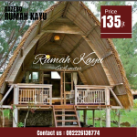 Rumah Lumbung Kayu Jati Minimalis Unik, Estetik & Kokoh
