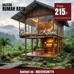 Rumah Kayu Minimalis 2 Lantai – Elegan, Kokoh & Bisa Custom