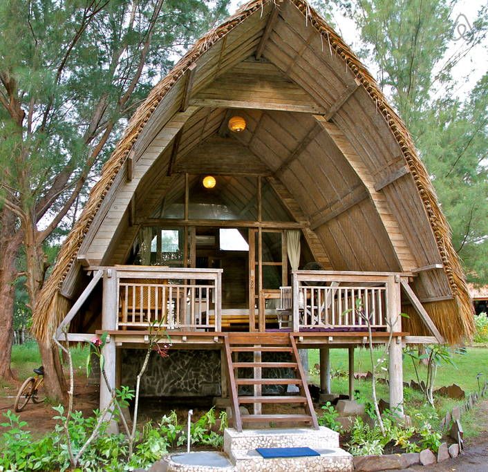 rumah lumbung kayu1 Rumah Lumbung Kayu Jati Minimalis untuk Villa - Image 1