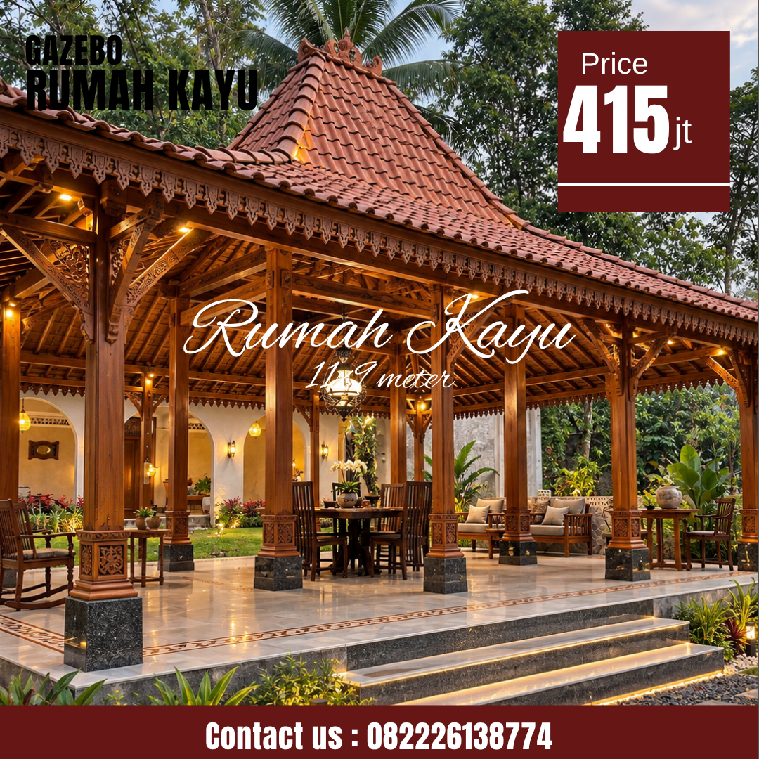 Abu Abu Inspirasi Desain Moderen Furniture Instagram Post - 2026-09-15T073017.648 Pendopo Joglo Jati Perhutani Ukiran Jepara - Image 1