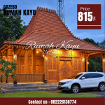 Rumah Joglo Jawa Kayu Jati Asli