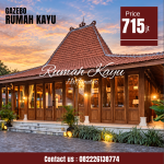 Rumah Joglo Kayu Jati Ukir Jepara