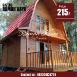 Rumah Lumbung Kayu Jati Custom 2 Lantai