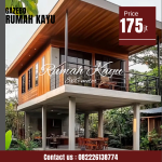 Rumah Panggung Kayu Jati Premium