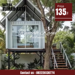Rumah Kayu Panggung Minimalis Modern