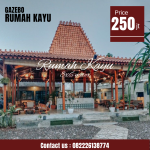 Rumah Joglo Kayu Jati Ukir Khas Jepara