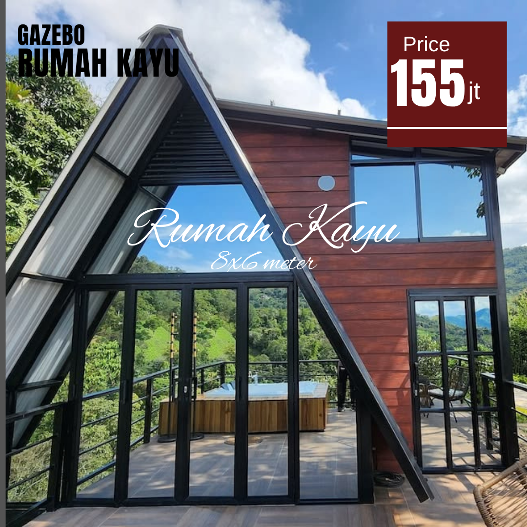 Abu Abu Inspirasi Desain Moderen Furniture Instagram Post (89) Rumah Kayu Segitiga A-Frame – Desain Modern untuk Hunian & Villa - Image 1