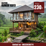 Rumah Kayu Panggung Modern 2 Lantai – Hunian Tropis Elegan
