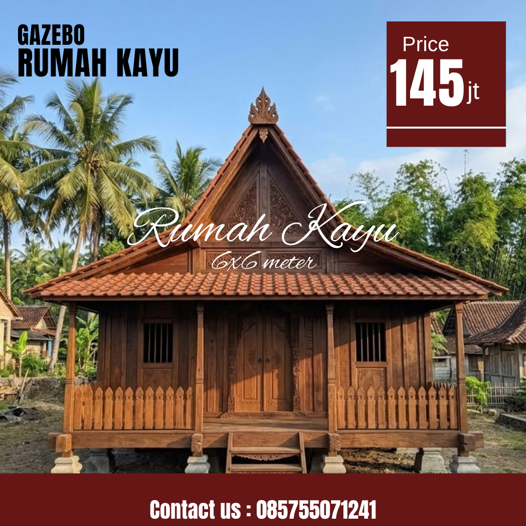 Abu Abu Inspirasi Desain Moderen Furniture Instagram Post - 2026-10-05T164905.861 Rumah Joglo Jawa Klasik dari Kayu Jati Berkualitas - Image 1